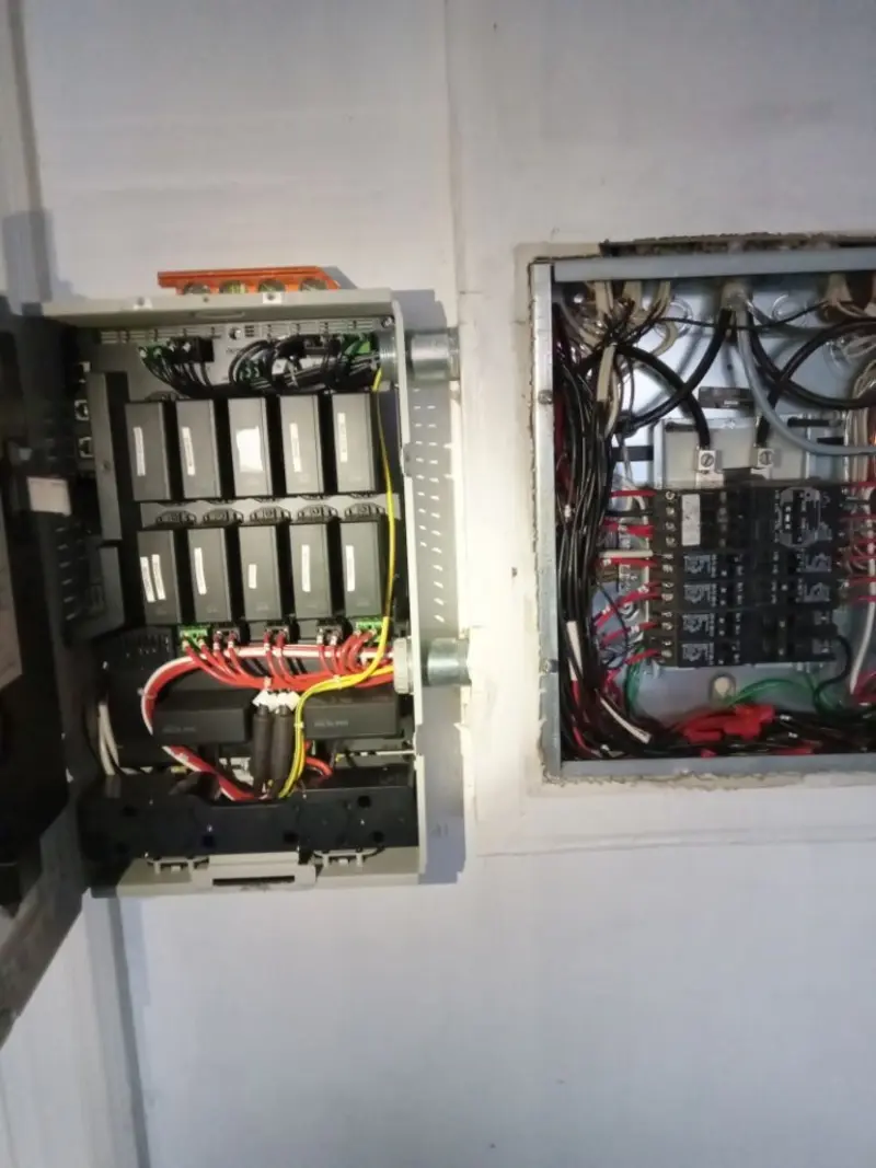 Electrical panel upgrade completed for Indoor Lighting Installation in New Boston